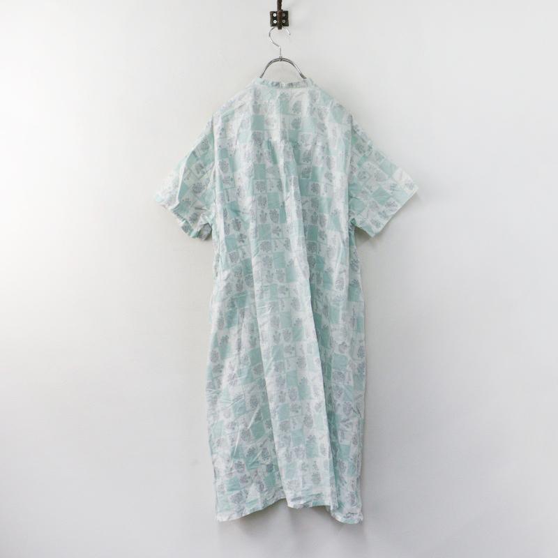 2023 マーブルシュッド marble SUD 花屋の爺さん ワンピース＼ミント 