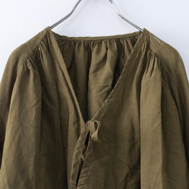 2025AW✨ネストローブ　シアーコットンリネンケープブラウス 美品 2025AW ネストローブ nest Robe 清水みさとさん別注 シアー