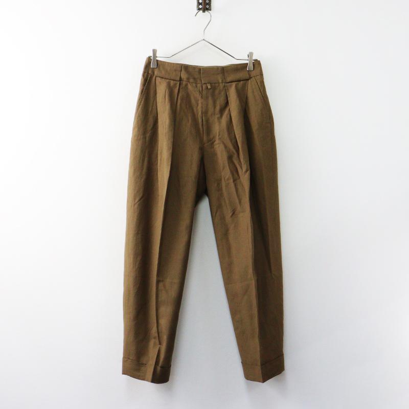 新品 MARGARET HOWELL リネン トラウザー パンツ 【公式通販】
