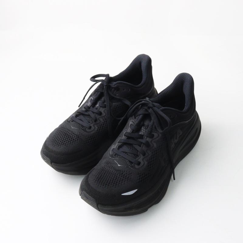 ホカオネオネ HOKA ONE W BONDI 9 25.0cm＼ブラック ボンダイ9 