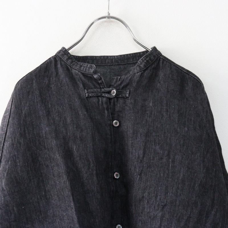 美品 定価35200円 2024 ネストローブ nest Robe リネンブラックデニム 