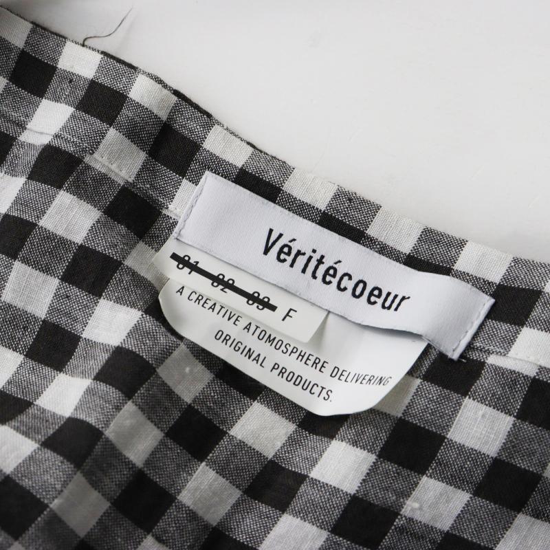 ヴェリテクール Veritecoeur ST-094 リネンスキッパータックワンピース