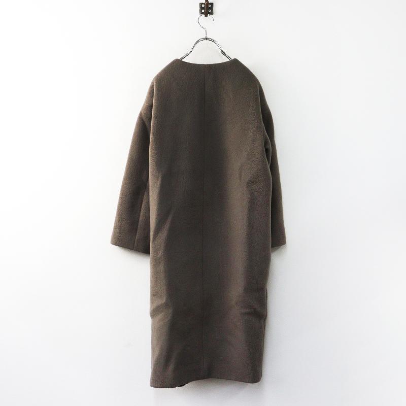 IENA（イエナ） 定番 人気 定価49500円 ラムウールノーカラーロング 