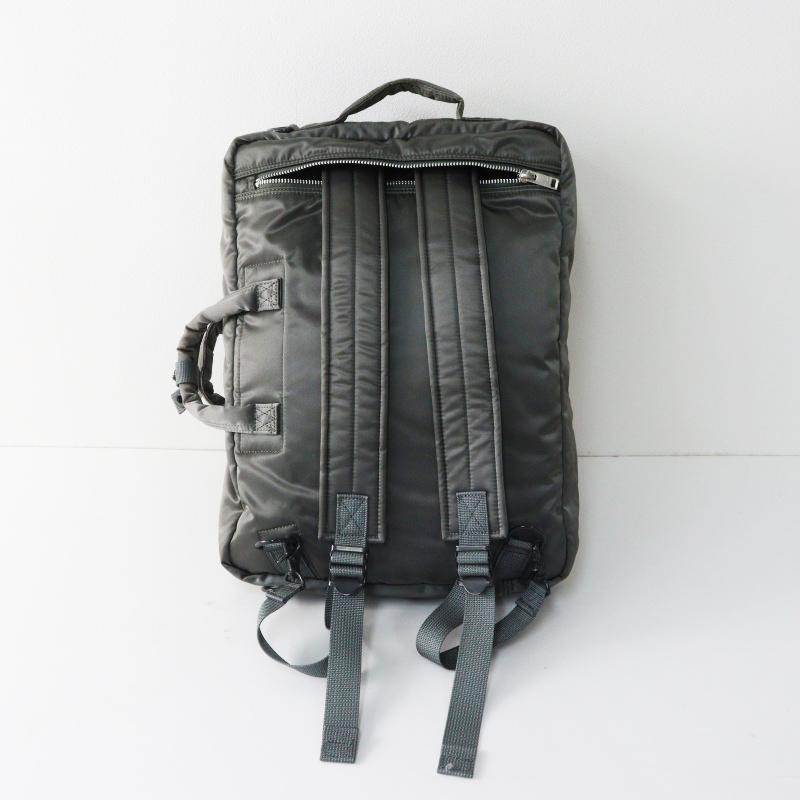 PORTER 極美品 ポーター TANKER 3WAY DOCUMENT BAG＼カーキ トート
