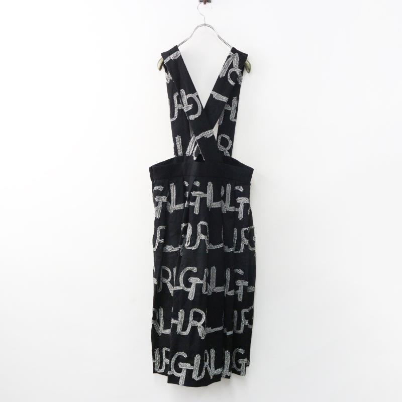 美品 コムデギャルソン ガール COMME des GARCONS GIRL ウール ロゴ 