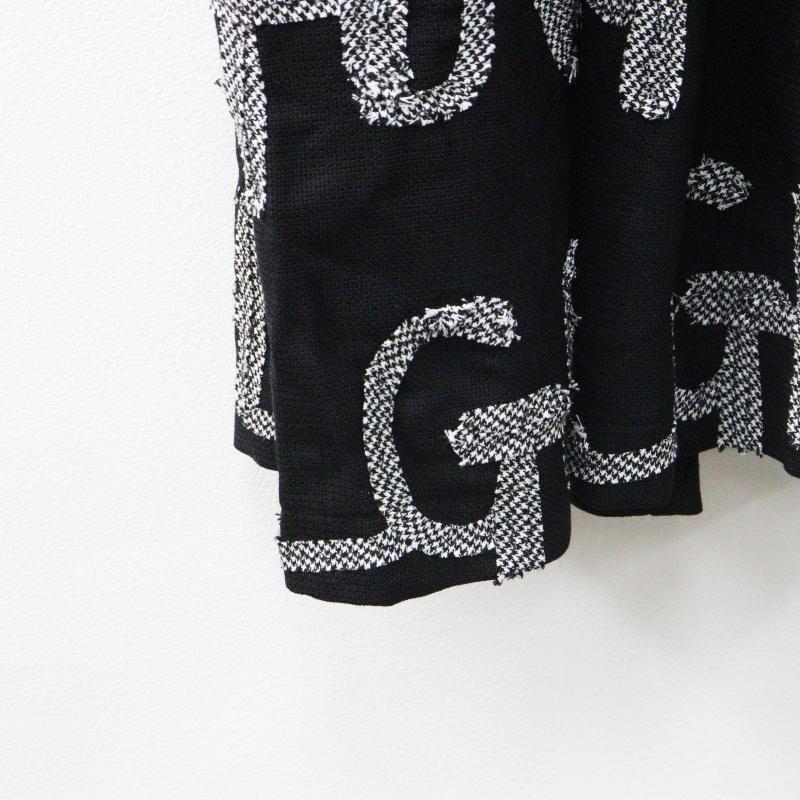 美品 コムデギャルソン ガール COMME des GARCONS GIRL ウール ロゴ
