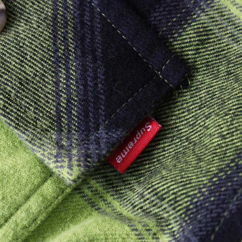 Supreme（シュプリーム） Buffalo Plaid Sherpa Lined Chore Shirt 裏