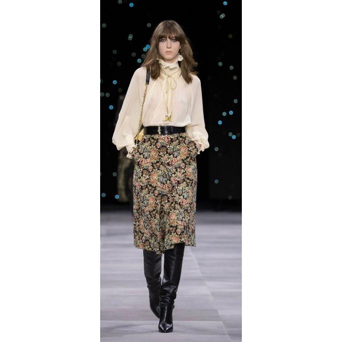 CELINE（セリーヌ） 美品 2020SSコレクション着 エディ期 フラワー