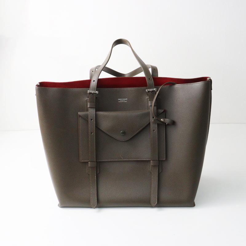 ジョルジオアルマーニ GIORGIO ARMANI レザー トートバッグ 