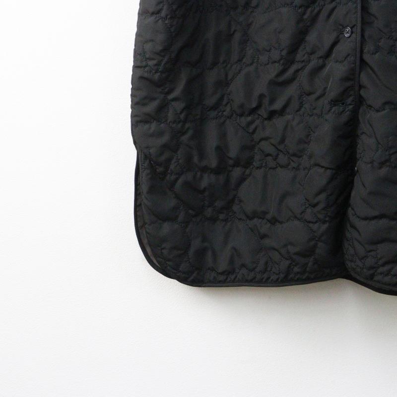 2022AW マーブルシュッド marble SUD Bearキルト Long Vest ブラック