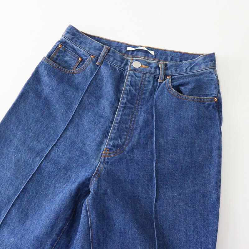 パル キジ KIJI HINOKI AO コットンヘンプ センタープレスデニムパンツ