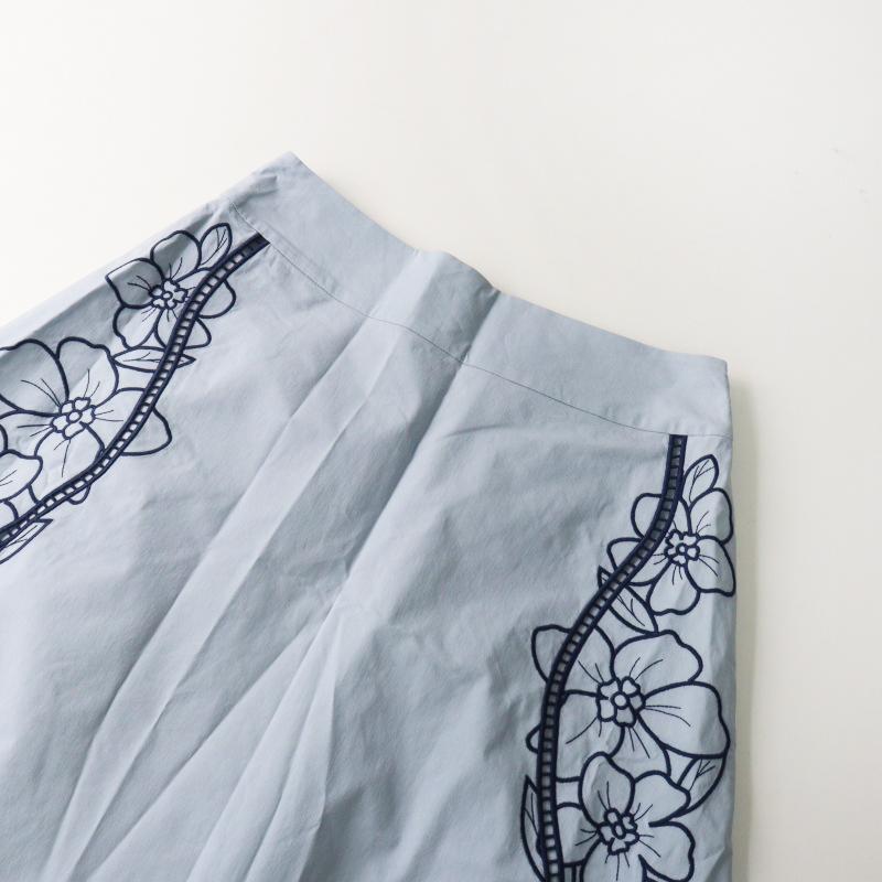 エムズグレイシー M'S GRACY フラワーエンブロイダリー Aライン