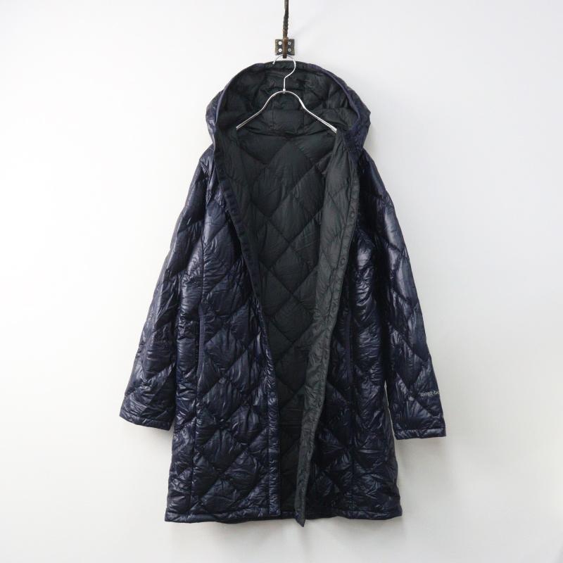 モンベル キルティング ダウンコート フード付 (L) ロング丈 軽量 mont-bell（モンベル） mont-bell U.L.トラベルダウンコート L