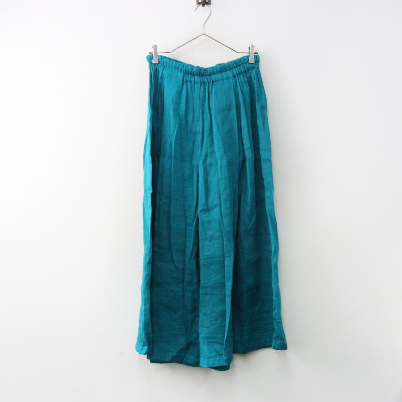 美品 玉木新雌 タマキニイメ tamaki niime wide pants long リネン 