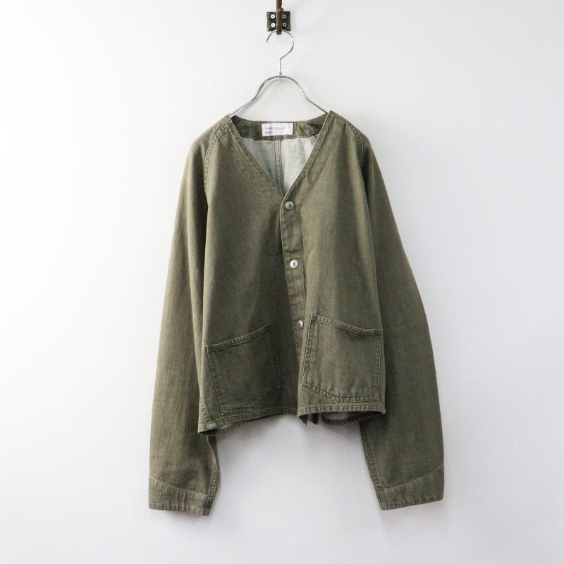 Chimala ノーカラージャケット サンプル品 2024SS チマラ chimala カラーデニムエンジニアジャケット