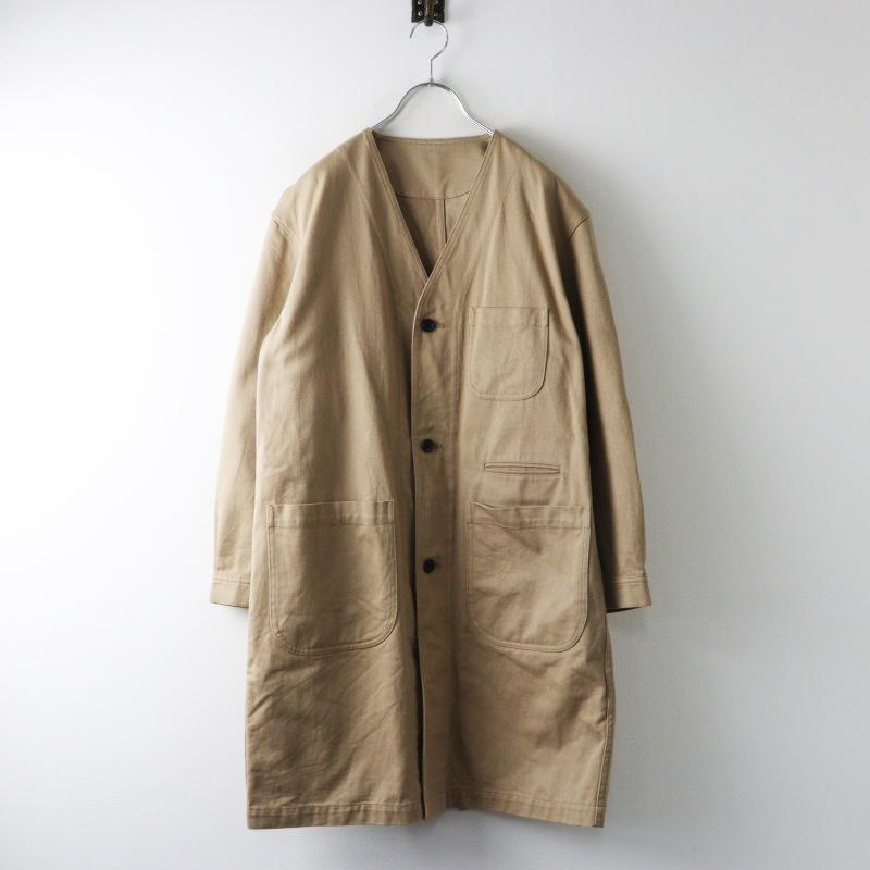 期間限定価格】ゴーシュ カツラギノーカラーコート 2｜ベージュ