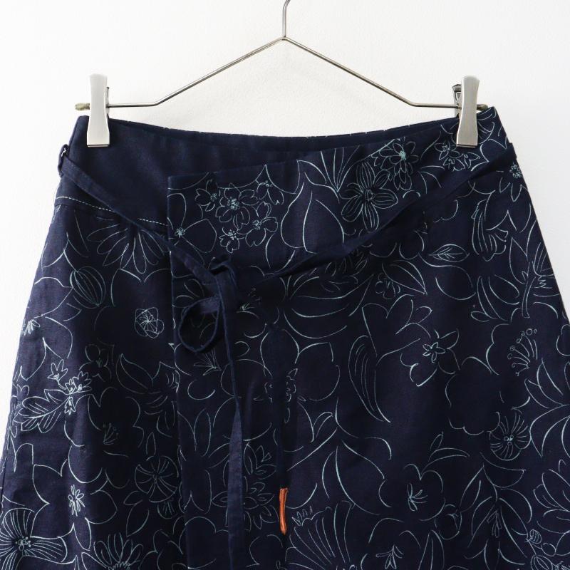 Pal'las Palace（パラスパレス） 美品 2022年 藍染め 花柄 フレア