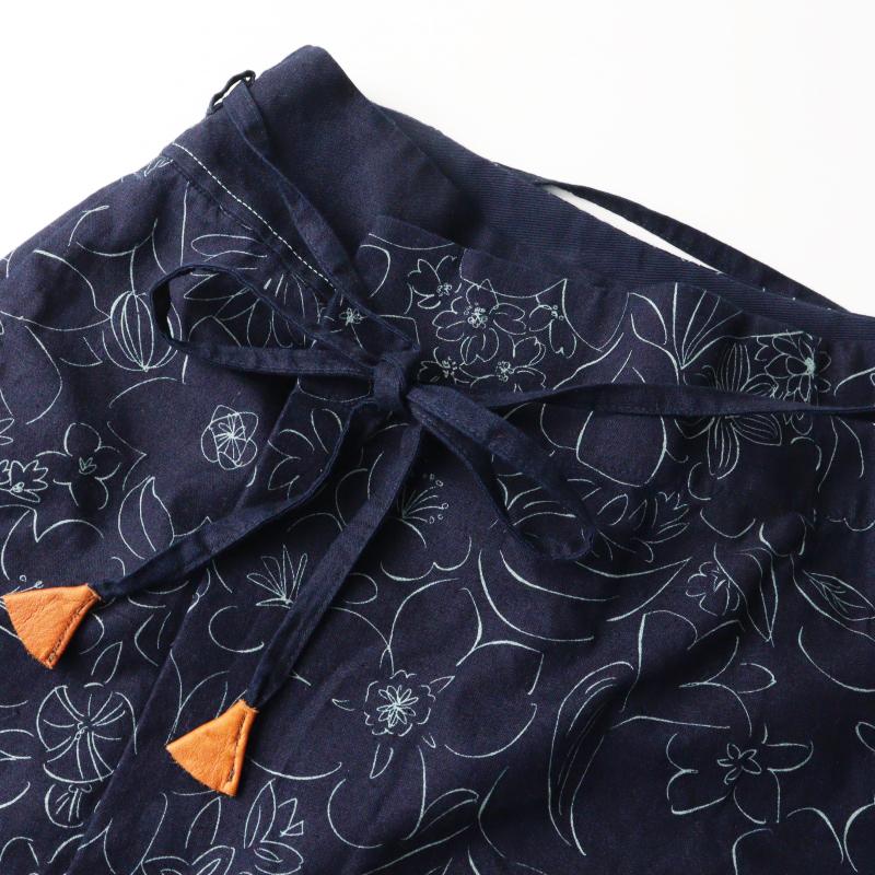 Pal'las Palace（パラスパレス） 美品 2022年 藍染め 花柄 フレア
