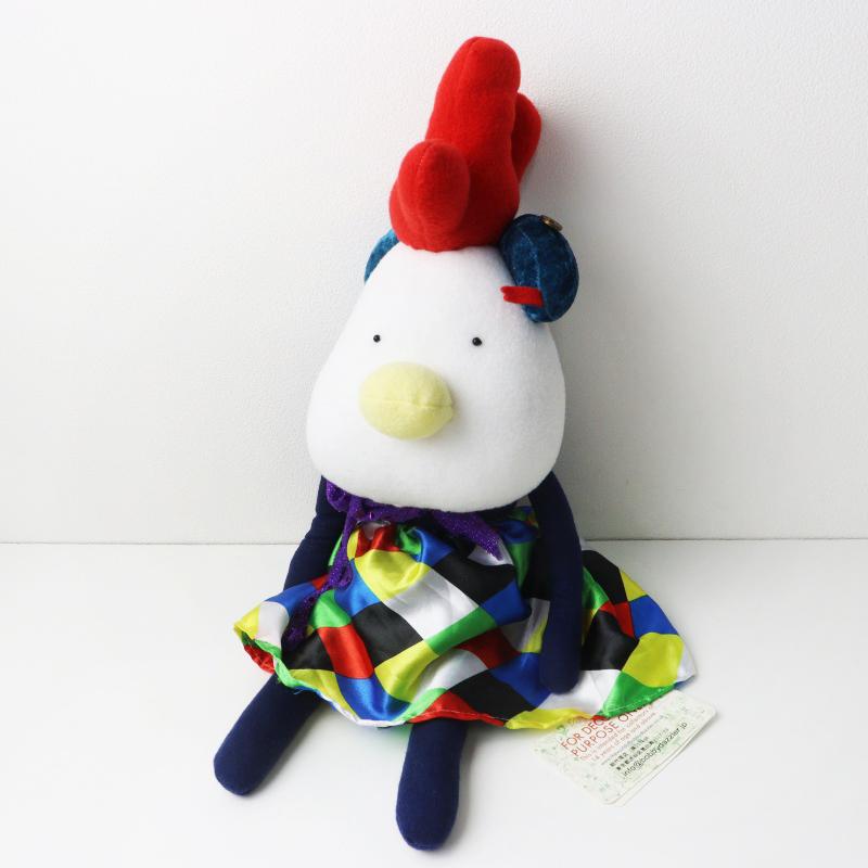 美品 ボビーダズラー BOBBY DAZZLER へび付きにわとりさん ぬいぐるみ 