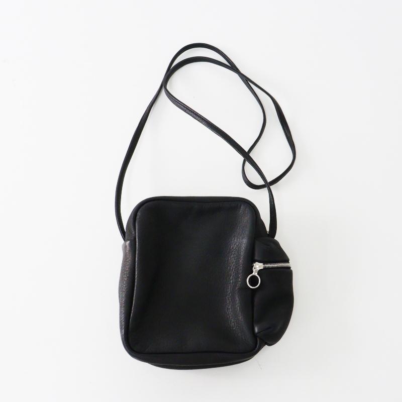 極美品 アエタ Aeta DA05 DEER LEATHER SHOULDER POUCH ディアレザー 