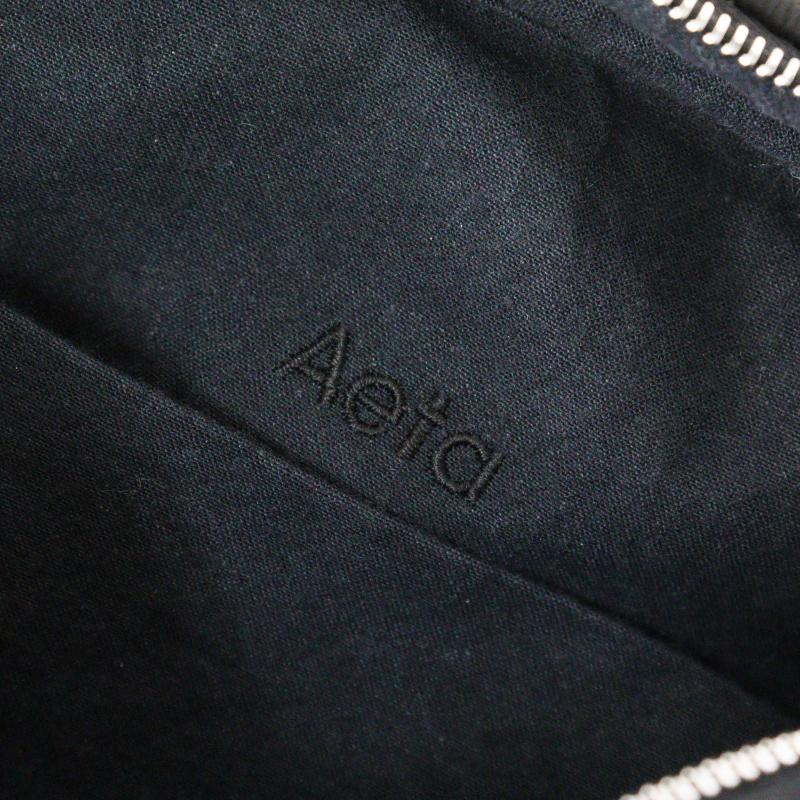 極美品 アエタ Aeta DA05 DEER LEATHER SHOULDER POUCH ディアレザー 