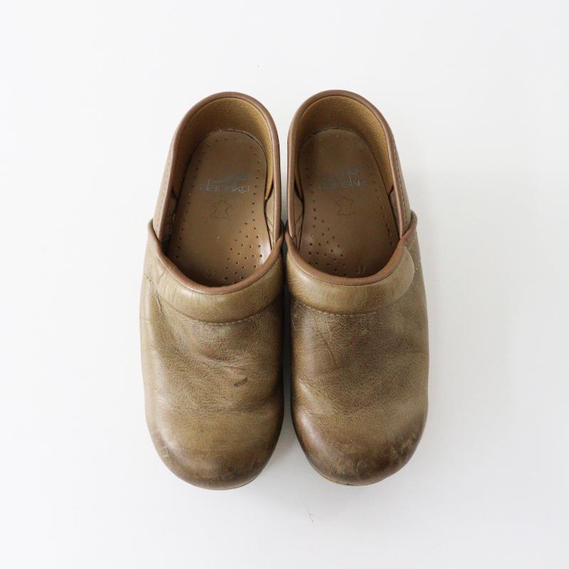 Dansko ブラウン クロッグ 37 ダンスコ dansko PROFESSIONAL プロフェッショナル クロッグシューズ