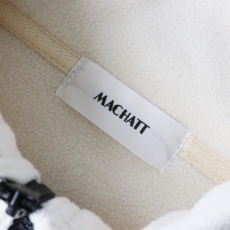 2025AW マチャット MACHATT フリースプルオーバー F｜ベージュ系