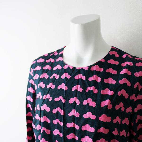 サマーセール Marimekko マリメッコ Hattara Woven Makee 2 コットン ワンピース 36 ピンク グリーン系 ブランド古着 買取販売 Tresor 通販 Yahoo ショッピング