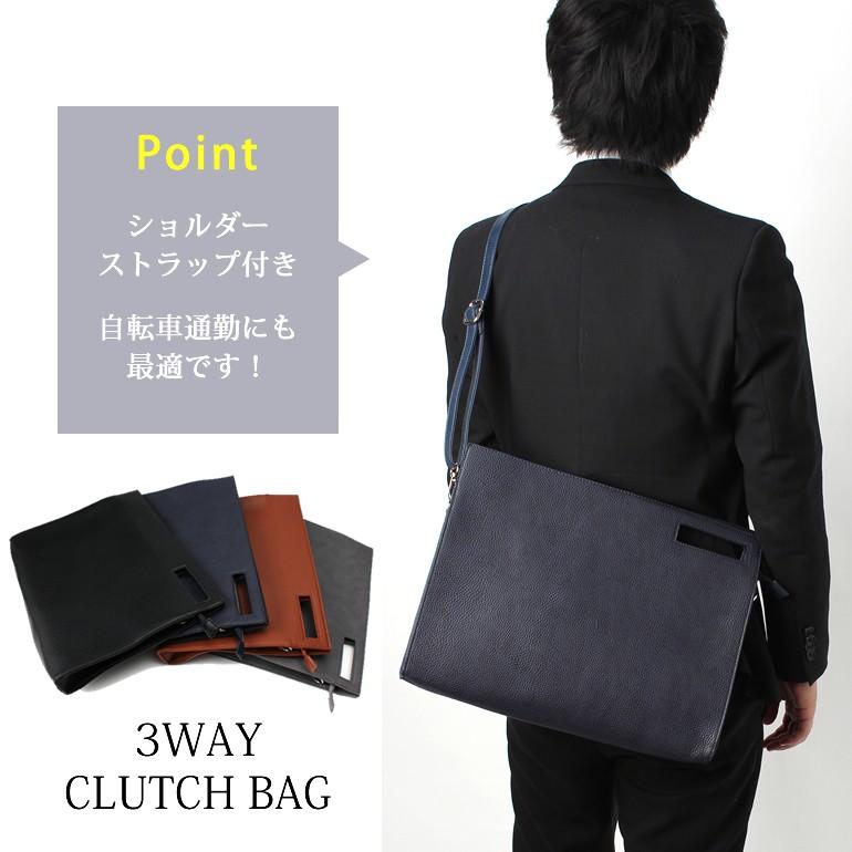 クラッチバッグ メンズ 紳士 セカンドバッグ 2way ショルダーバッグ ビジネス カジュアル 薄型 軽量 サイズ 送料無料 Item トレンドスタンダード 通販 Yahoo ショッピング