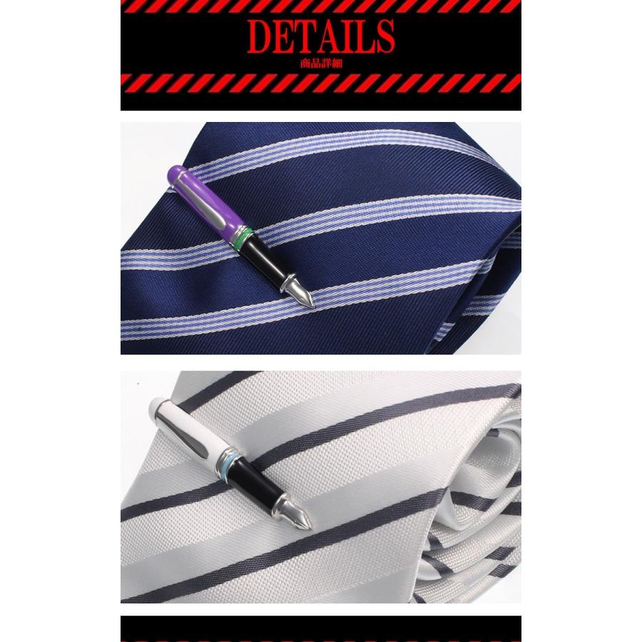 SWANK（スワンク） エヴァンゲリオン コラボ 万年筆モチーフ ネクタイ