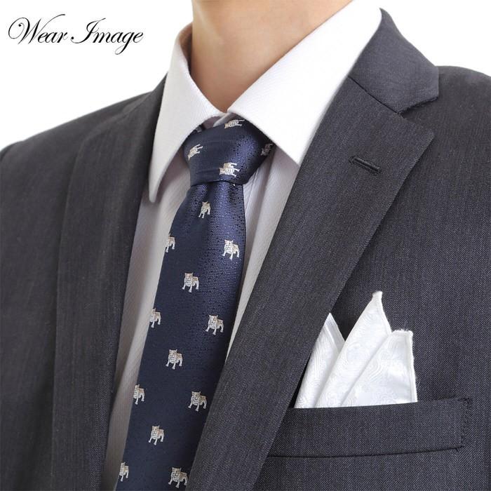 ネクタイ ナロータイ 動物 おもしろ 灰 グレー お洒落 紳士 ネクタイ ナロータイ シンプル えんじ 犬 ドッグ 動物 |  | 04
