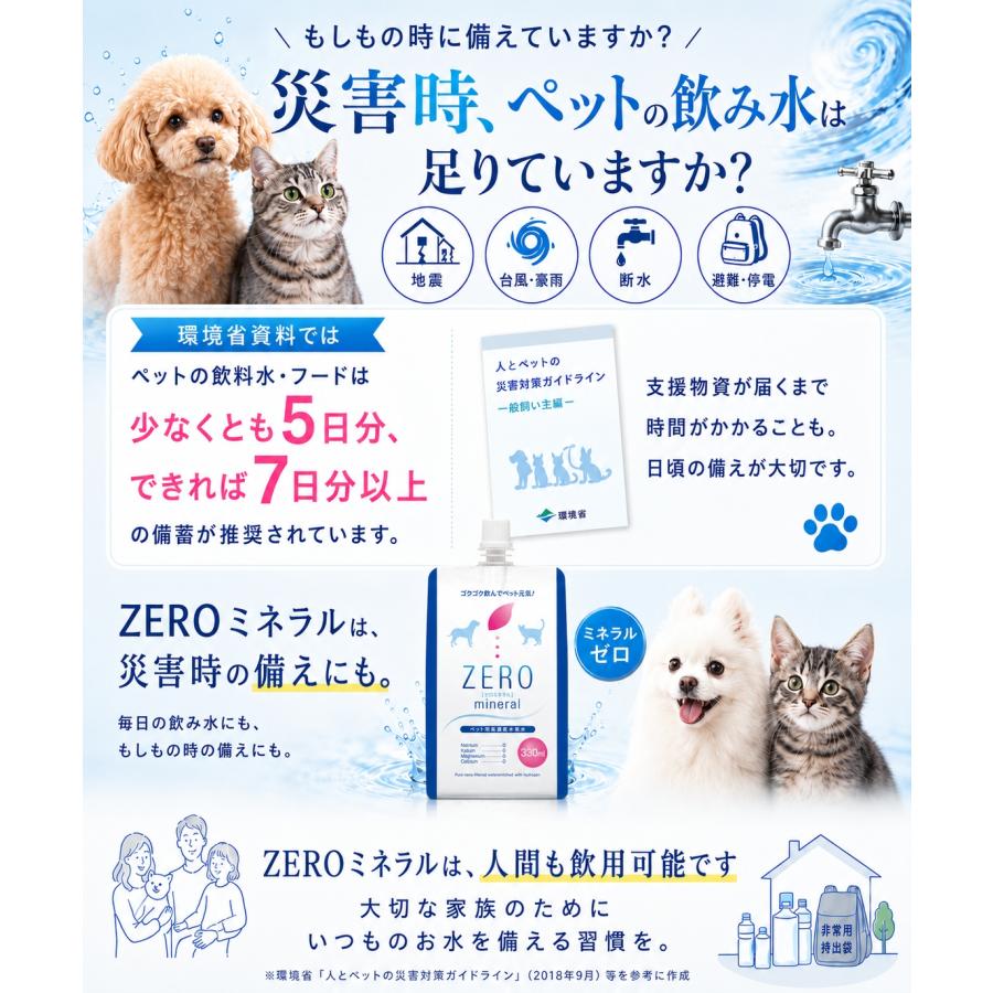 ペット用水素水 330ml 10本 犬 水素水 猫 水 猫の水 犬の水 水素水犬 水素水猫 猫用水 犬用水 保存水 アルミパウチ 災害 軟水 純水 無添加 国産 ゼロミネラル |  | 10