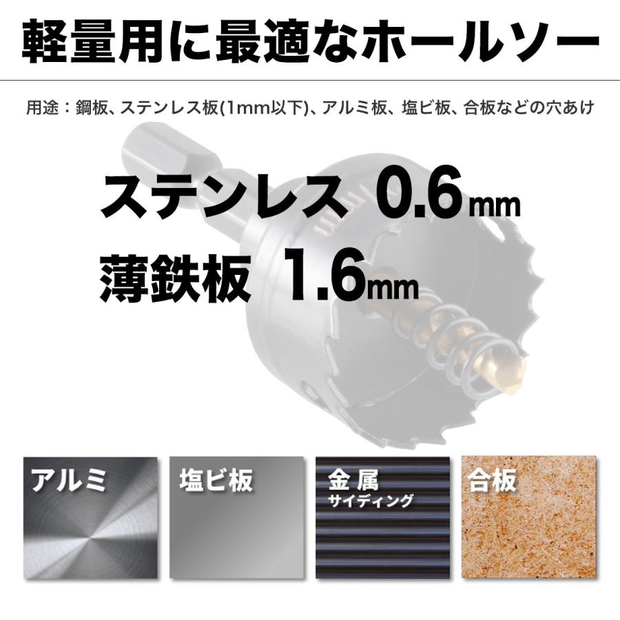 ホールソー27mm 10本組 薄刃(0.6mm) ツバなし 六角軸 六角軸 ホールソー27mm 10本組 薄刃(0.6mm) ツバなし 六角軸 六角軸