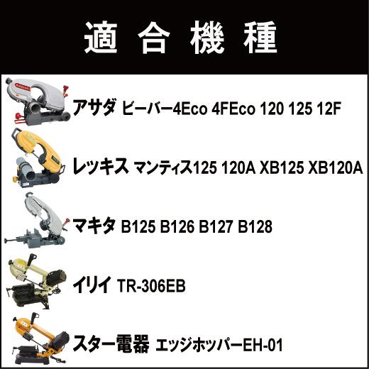 アサダ ビーバー4 Eco 4F Eco バンドソー替刃 5本入 ステンレス・鉄用 14山 18山 14/18山 バッチリバンドソー刃 B-CBA1425｜trial-c｜05