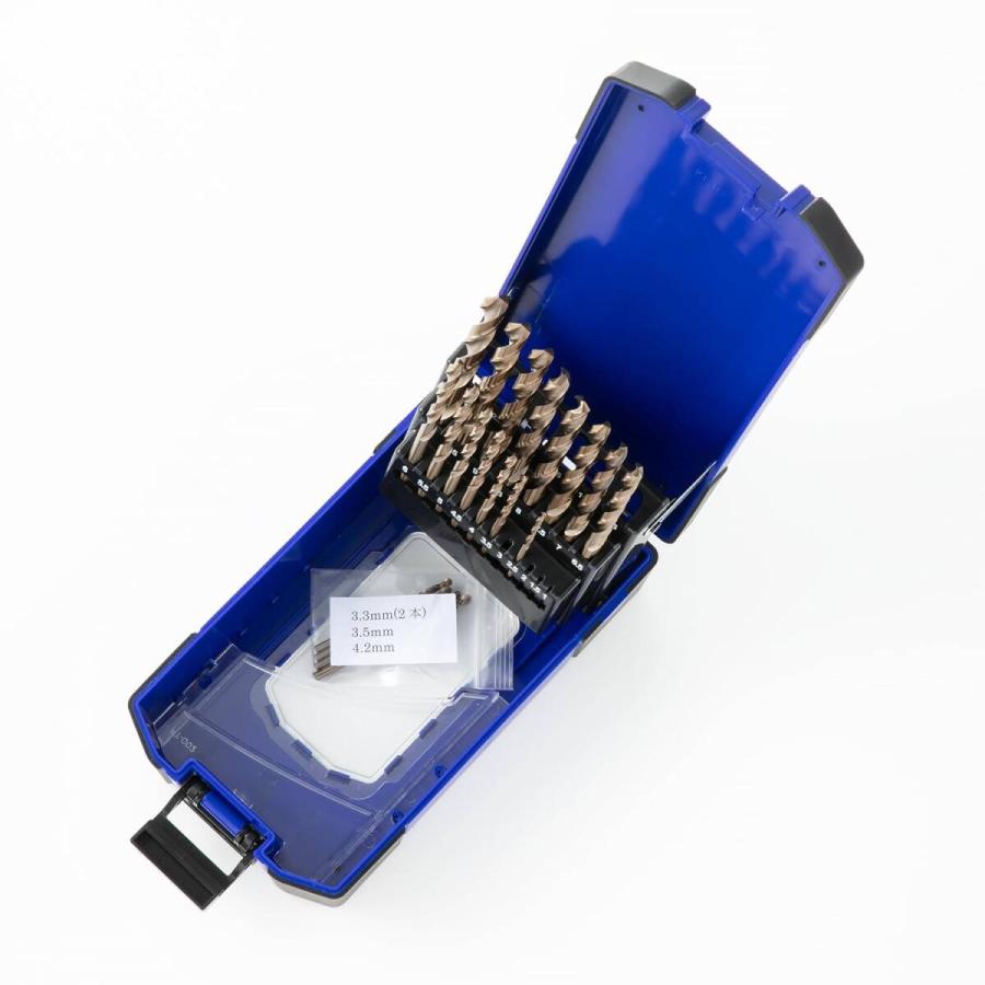 trial-c コバルトドリルセット キリ 19本組 ステンレス用ドリル trial-c コバルトドリルセット キリ 19本組 ステンレス用ドリル