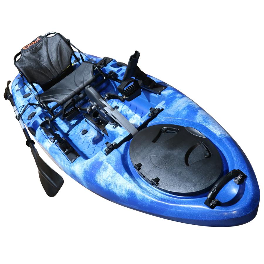 カヤックフィッシング 足漕ぎ ペダルドライブ式セット 1人乗り フィッシング EX3160 10ft ポセイドンfishing カヤック mcy01003 GET UP 5A