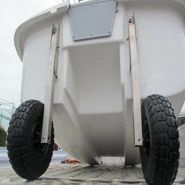 ワンタッチ ドーリー ステンレス製 ノーパンクタイヤ 海水淡水対応 