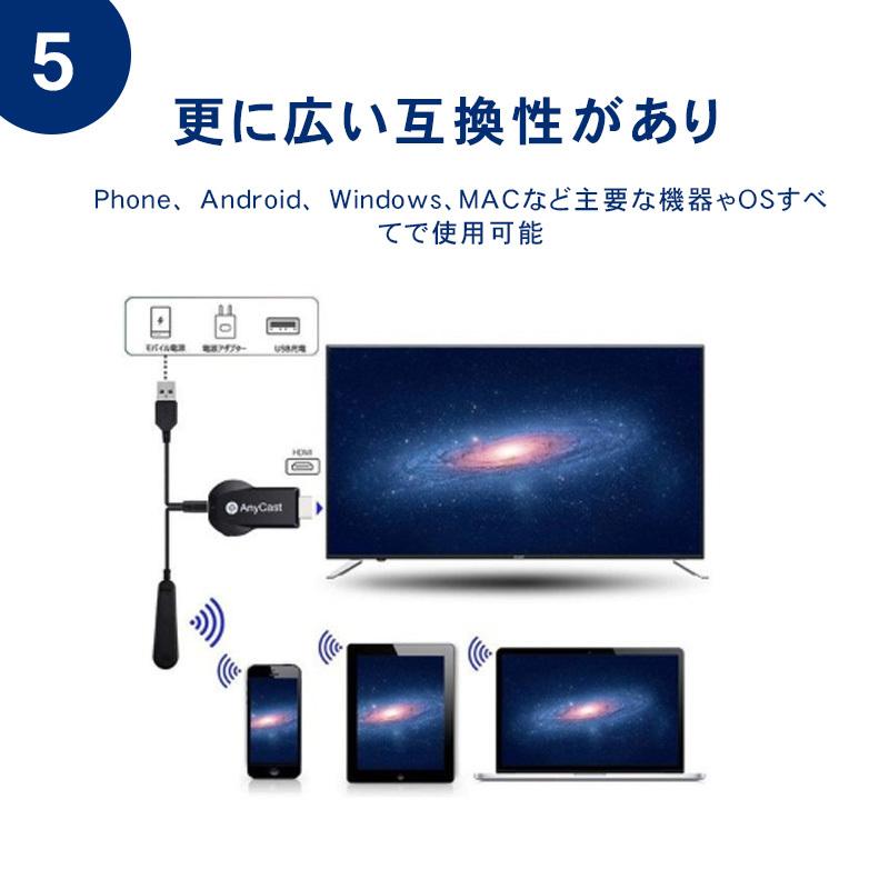 Anycast Hdmi ワイヤレス レシーバー スマホ テレビに映す スマホの映像を映す Iphone パソコン テレビ Tv モニター 無線 接続 Android アダプター 得トクセール Tr Zu054 弥生通販 通販 Yahoo ショッピング