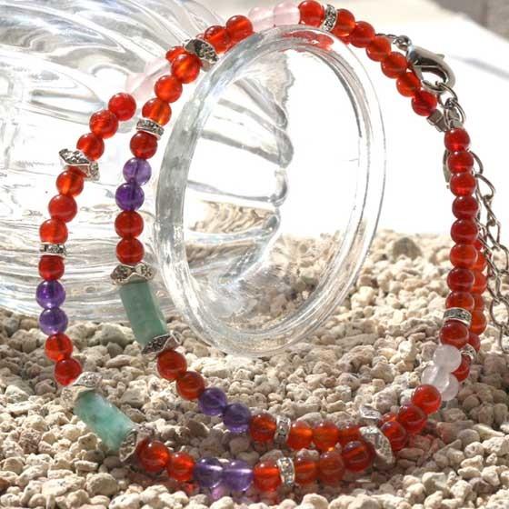 エメラルドアジアン風ペアアンクレット Love Pair 元気の出る恋愛サポート メール便不可 Tgredank パワーストーン トライアングル 通販 Yahoo ショッピング