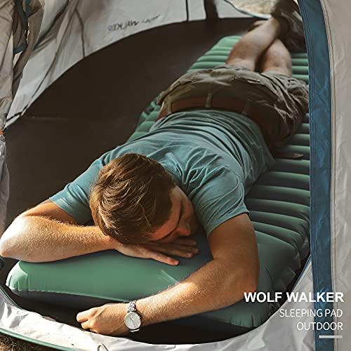 まとめ買いお得 WOLF WALKER Camping Sleeping Pad Ultralight Sleeping Mat for Backpacking Hi