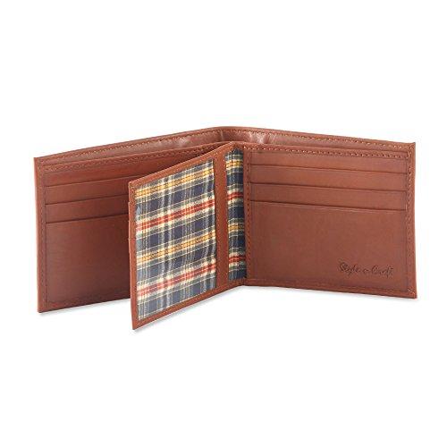 Style n Craft 200161TN Bifold Wallet with Center Flap in High Grade Cow Lea｜triangles-asia｜02