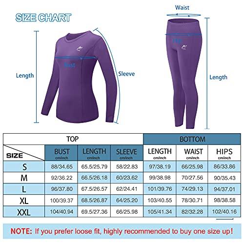 MeetHoo Thermal Underwear for Women Winter Warm Base Layer Compression Set｜triangles-asia｜06