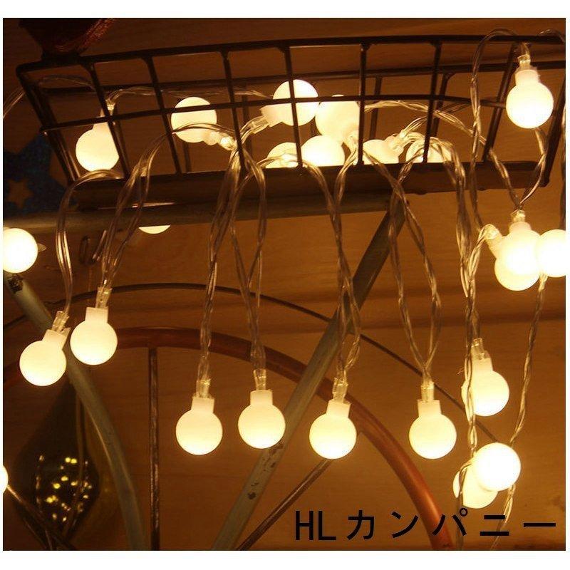 てなグッズや イルミネーション屋外ledイルミネーションライト防滴ボールledライトストレートled50球リモコン全長5mクリスマス野外祭りコントローラー付き Discoversvg Com