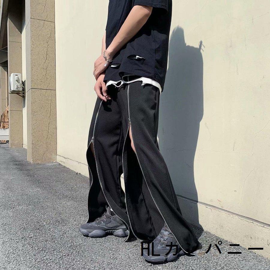 最初の ジッパースリットフレアシルエットかっこいいパンツv系ゴスパン韓国服 Praxisfrauendorf De
