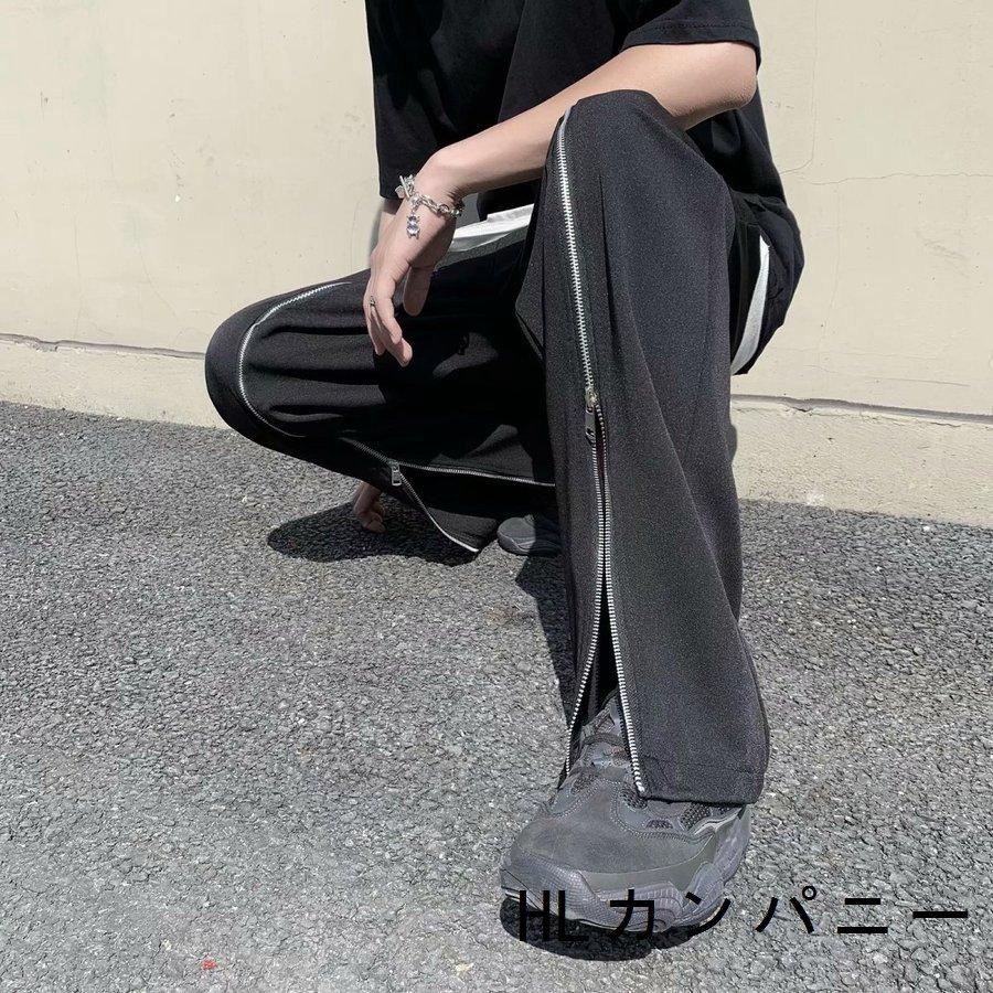 最初の ジッパースリットフレアシルエットかっこいいパンツv系ゴスパン韓国服 Praxisfrauendorf De