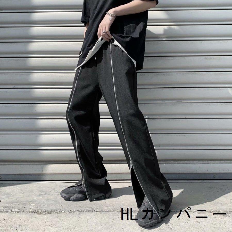 最初の ジッパースリットフレアシルエットかっこいいパンツv系ゴスパン韓国服 Praxisfrauendorf De