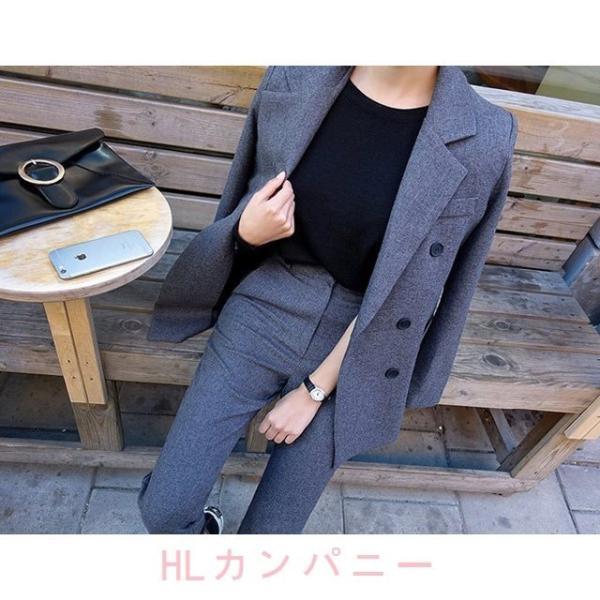 Sale 67 Off グレースーツレディースカジュアル2点セット上下セットテーラードジャケットフォーマルパンツスーツ通勤30代40代スーツセット春秋