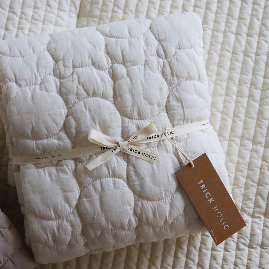 格安即決アウトレット くまいっぱいキルトイブル 中綿増量（約180