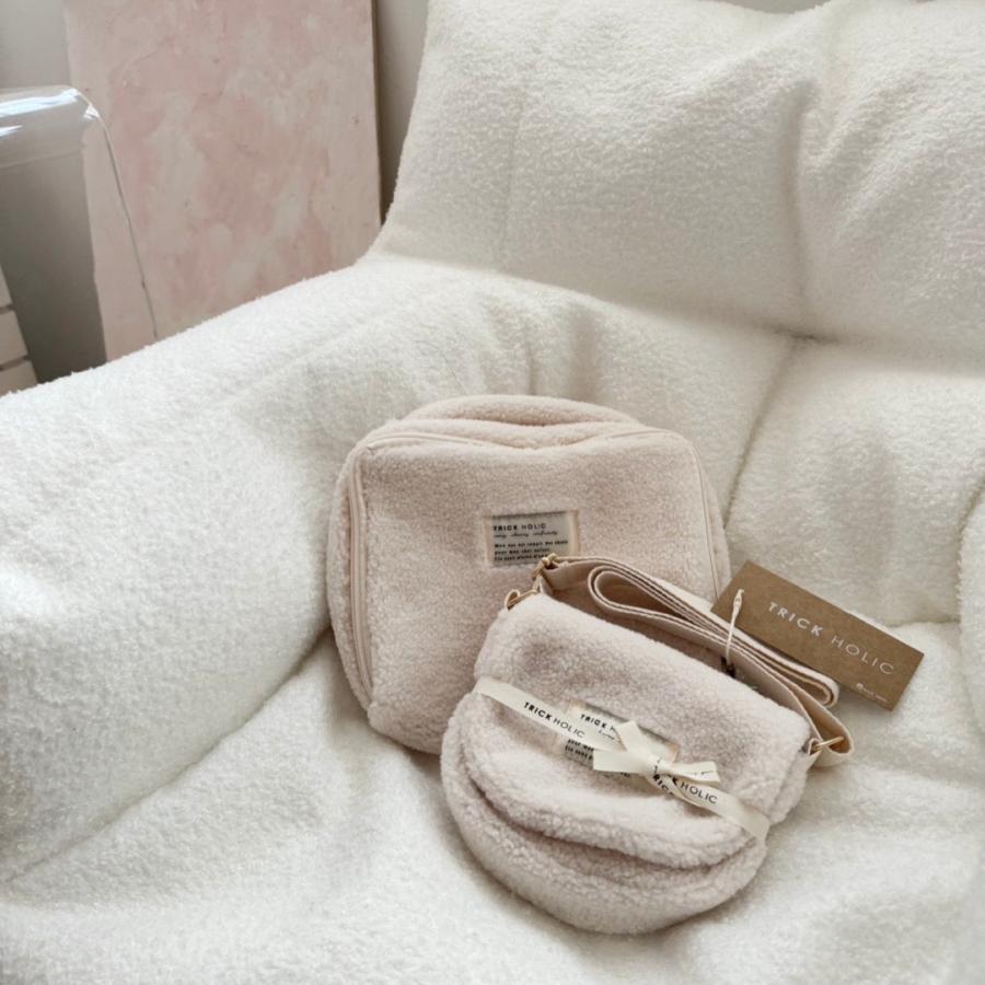 《SALE 3/4, 20時〜3/11, 8時》1,000円均一 【1点までネコポス可】Souffle boa trunkbag　milk /moca トランクバッグ　トリックホリック　オリジナルデザイン |  | 12