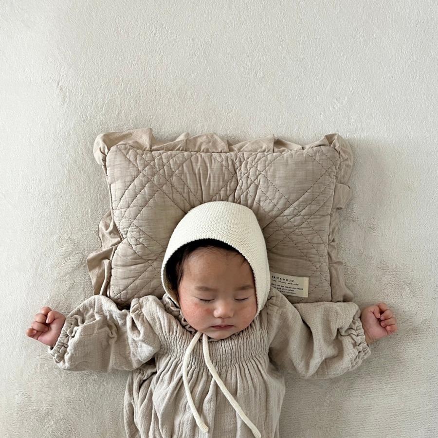 【3/10 11時頃再入荷】french frill pillow（一体型）約21×35cm）ivory / hazelnuts  枕　まくら　カバー　トリックホリック |  | 10